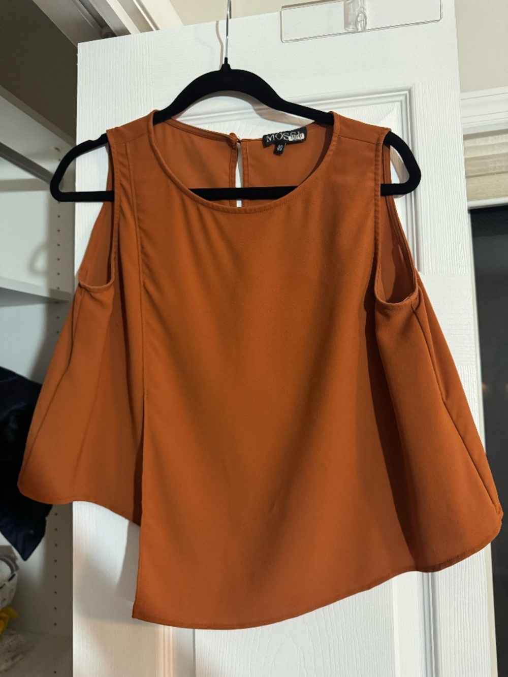 Mossi dark tan crop top size 40